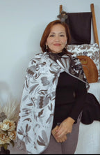 Poncho Mexicano Artesanal-Diseño Otomī-Tejido suave y lijero.