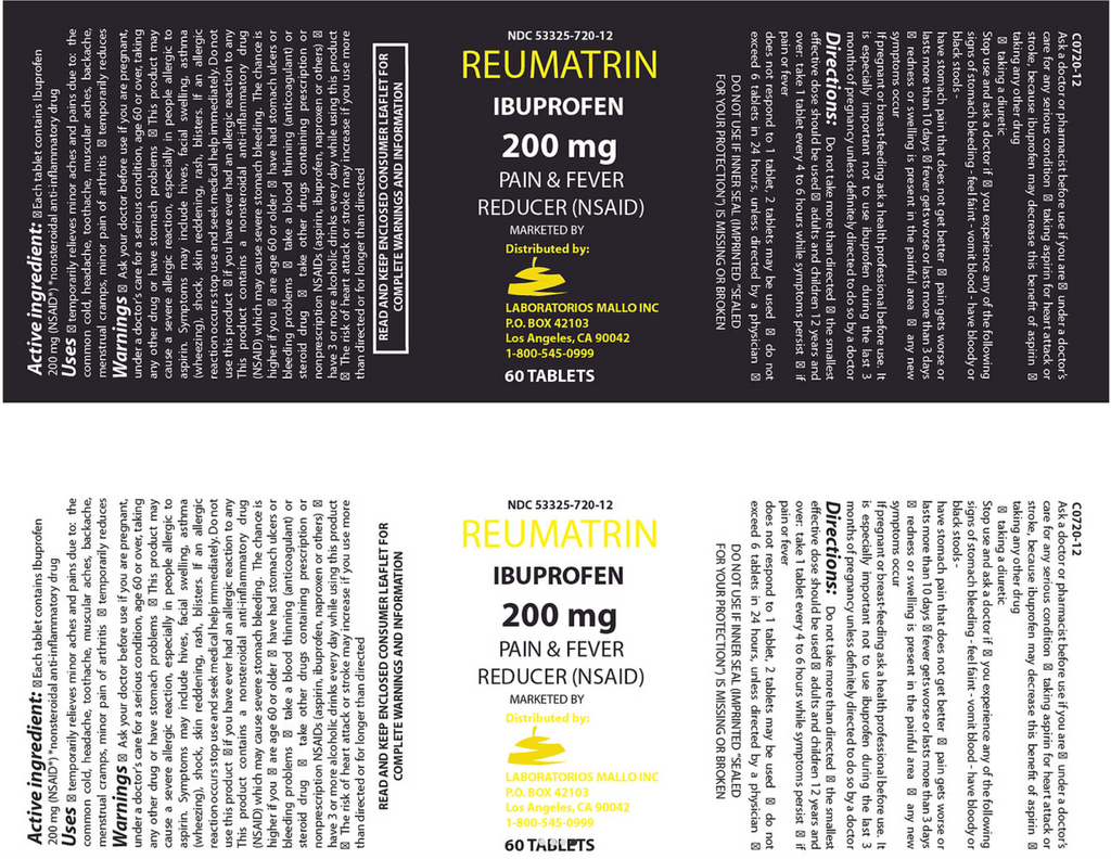 REUMATRIN 60 CAPS