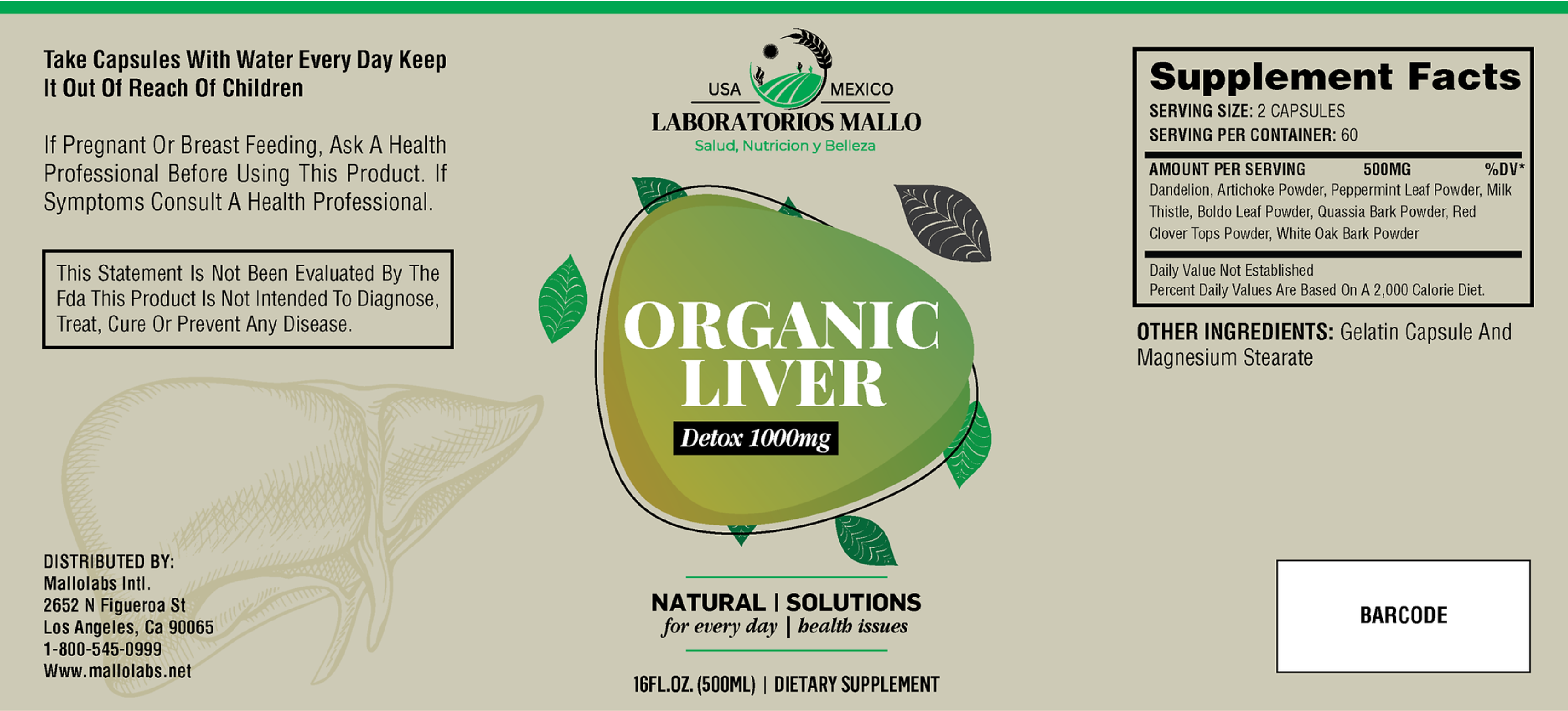 Detox Liver (Para el Higado)